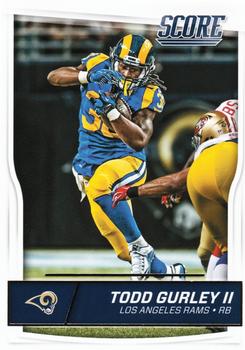 Todd Gurley II Los Angeles Rams 2016 Panini Score NFL #293